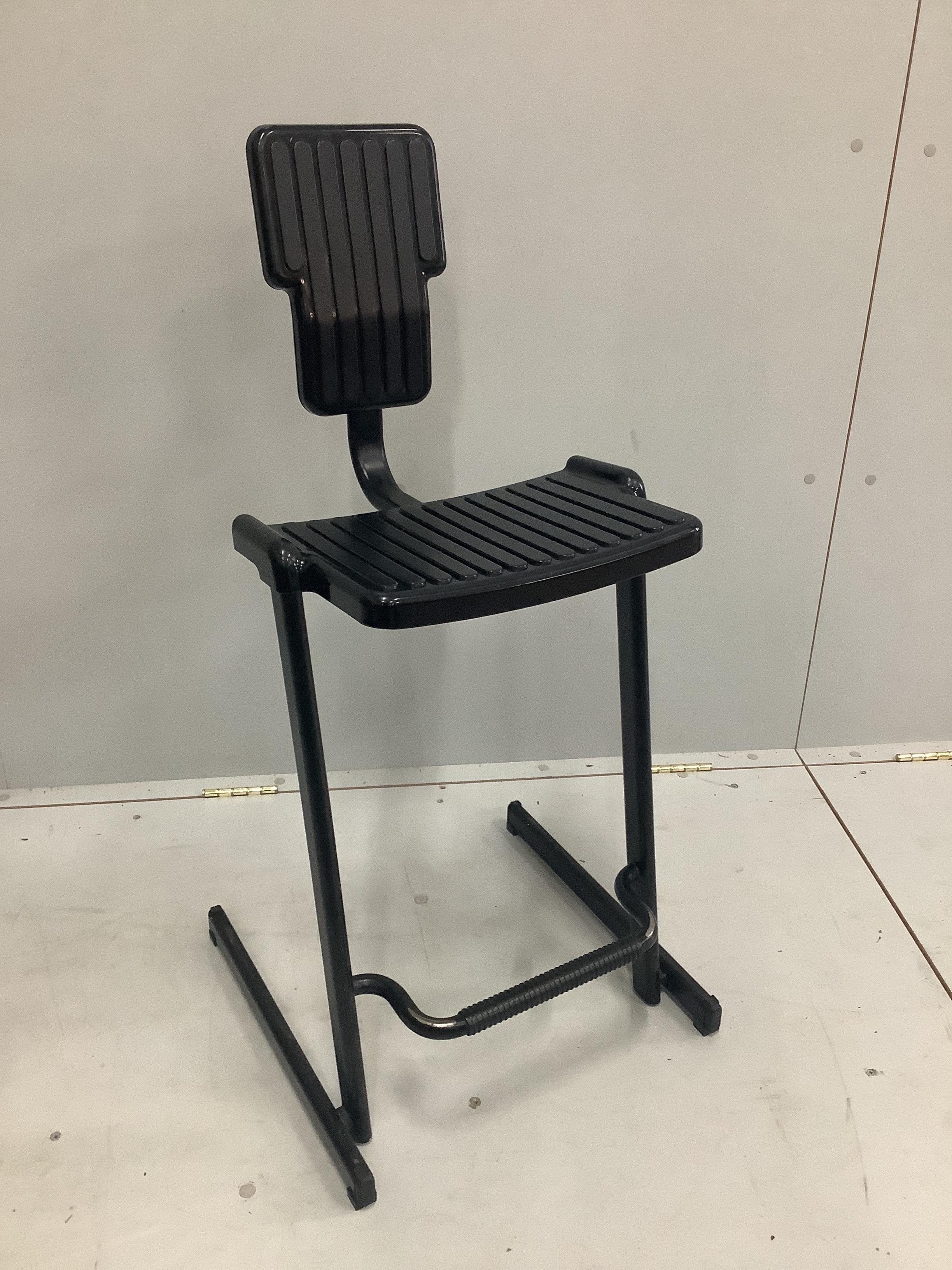 A set of five Magis Design Condor stacking bar stools by Andries and Hiroko Van Onck, width 40cm, depth 38cm, height 92cm
